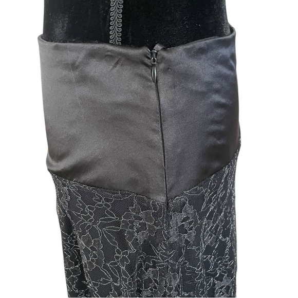 Papillon women’s vintage retro two-piece babydoll tank midi lace full skirt M - Picture 8 of 9